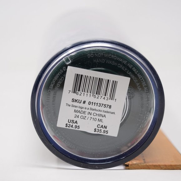 Starbucks Holiday 2022 Poinsettia Venti Tumbler Flower Straw Topper Rosette New - Picture 11 of 15